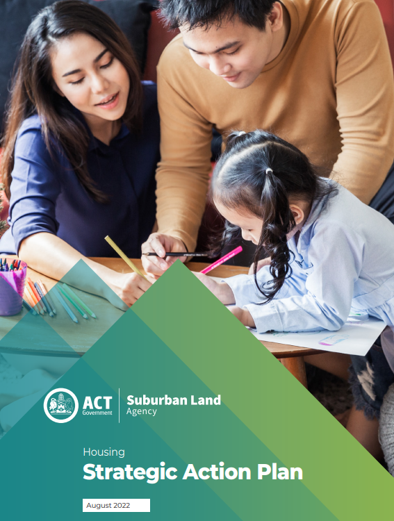 Image of Suburban Land agency Housing strategic action plan August 2022